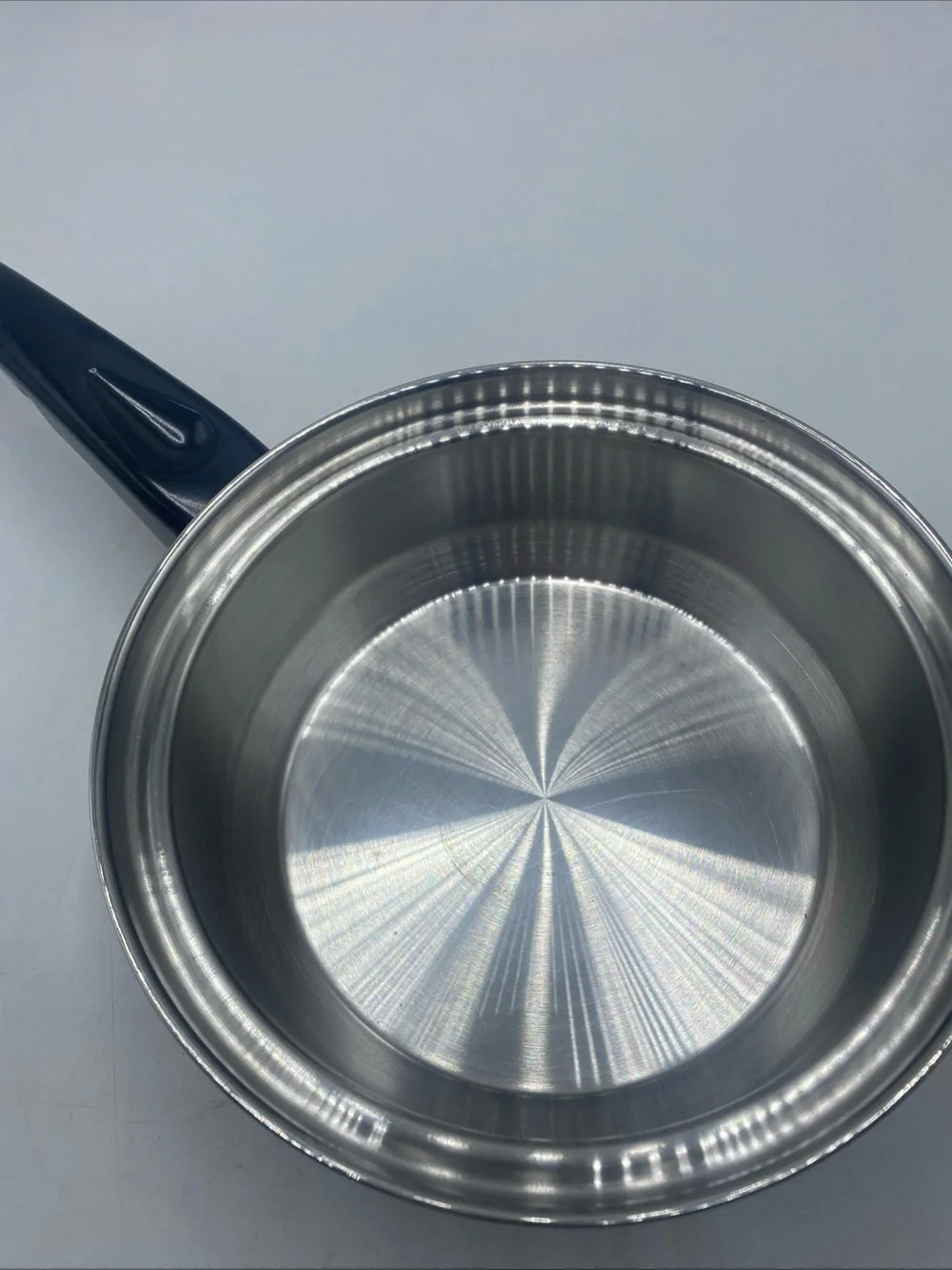 Kitchen Craft West Bend Skillet Pan Stainless Steel Vented Lid 1 Quart Vintage